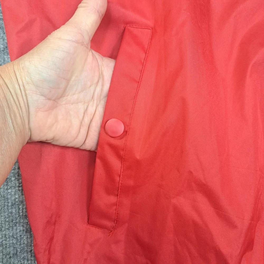 US Polo Assn Mens Red Hooded Windbreaker Jacket XXL NWT 105453P2